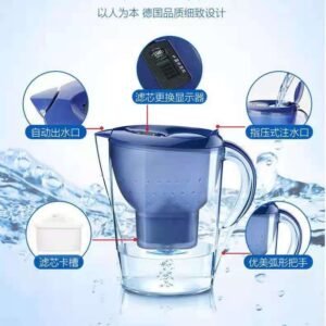 Household kitchen water filter pitcher, food grade